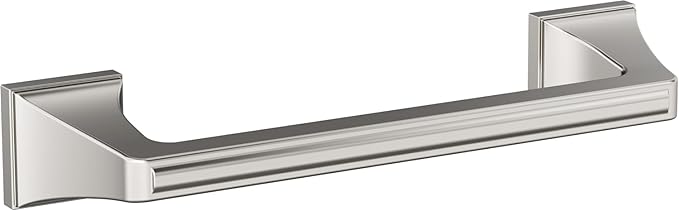 Amerock Mulholland Polished Nickel 9 inch (229mm) Towel Bar, BH36025PN