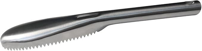 Fish Scaler, 304 Stainless Steel Fish Scaler Remover, Sawtooth Fish Descaler Tool for Family Kitchen, Seafood Markets