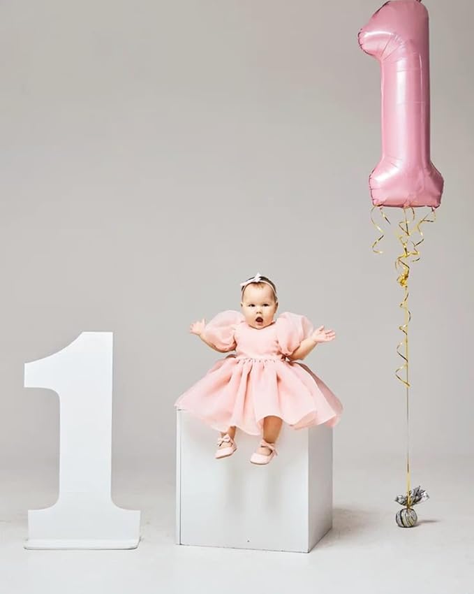 Number 18 Balloons 40 Inch, Pink Party Decorations Birthday For Women Men, Huge Number Balloons for 18 81 Wedding, Anniversaries, Celebration, Graduation