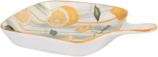 Dishes Ceramic bakeware Double Ear high Temperature Resistant Household bakeware Baking Kitchen Creative Oven Tableware (Color : H) (E)