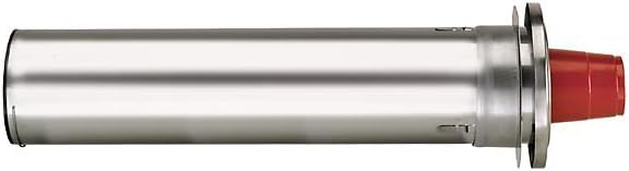 DISPENSE-RITE ADJ-2F in-Counter Cup Dispenser, Adjustable Stainless Steel, Fits 8 oz. to 44 oz. Paper, Plastic and Foam Cups, 22" Length, One Spring, 6-7/8" Dia, F Spring Model