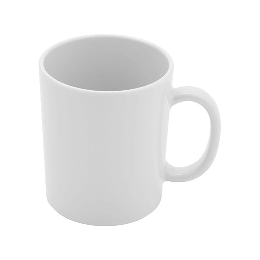 G.E.T. TM-1316-W Commercial Coffee Mug, 12 Ounce, White (Set of 12)