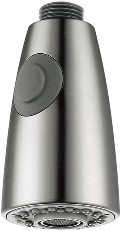 Cabilock Kitchen Pull Out Faucet Sprayer Nozzle with 2 Spray Settings Brushed Texture Water Saving Sink Spray Head Easy Install Replacement for Bathroom Basin 3.83 X 2.04 X 2.04 Inch