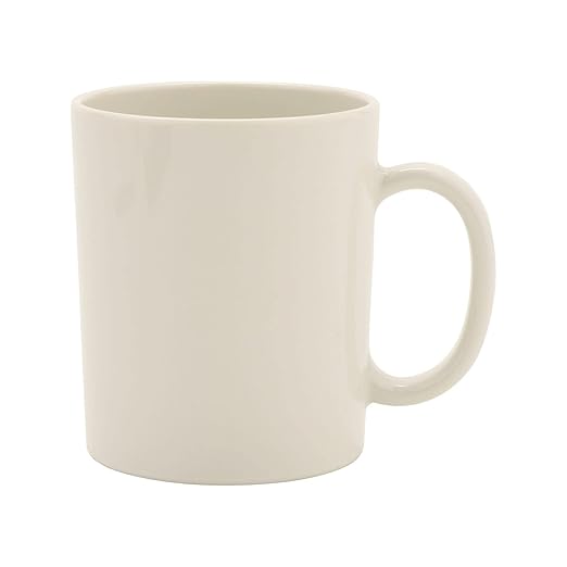 G.E.T. TM-1316-IV Commercial Coffee Mug, 12 Ounce, Ivory (Set of 12)