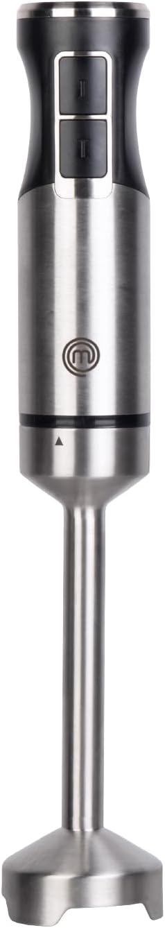 MasterChef Immersion Blender Handheld,Stainless Steel Hand Held Blending Stick Emulsifier,Puree Blender for Making Baby Food,Soup,Sauces,Powerful 400W Motor with Variable Speed Control,(Pack of 12)