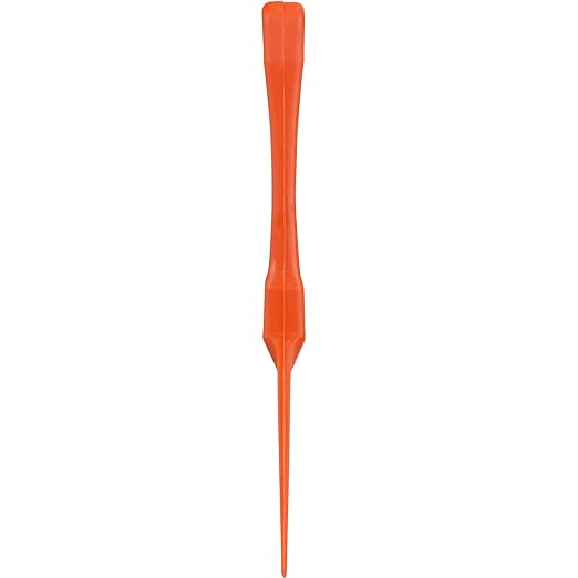 SPARTA Polypropylene Scraper Tool Food Safe Scraper for Removing Caked-On Residue in Commercial Kitchens, Plastic, 7.82 x 3 Inches, Orange, (Pack of 12)