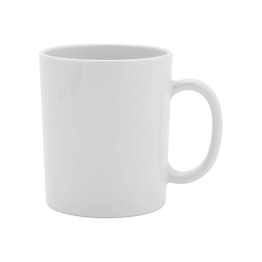 G.E.T. TM-1316-W Commercial Coffee Mug, 12 Ounce, White (Set of 12)
