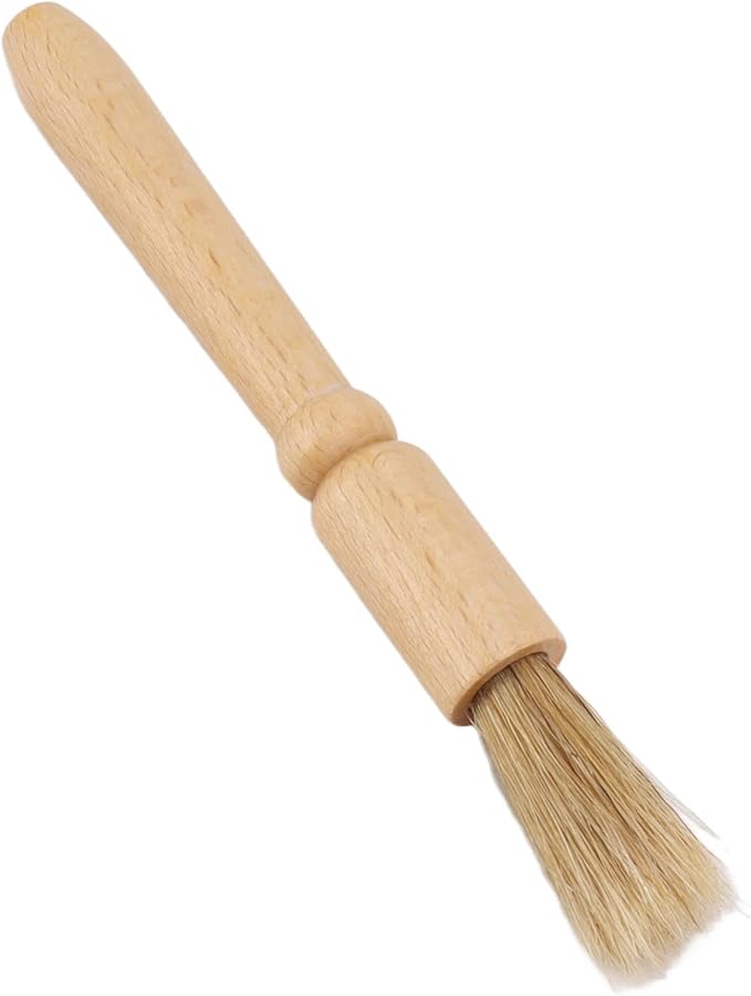 2Pcs Coffee Machine Cleaning Brush, Lightweight Wood Handle Coffee Grinder Cleaning Brush with Wood Handle, Portable Coffee Grinder Cleaning Tool for Cafe, Home, Kitchen