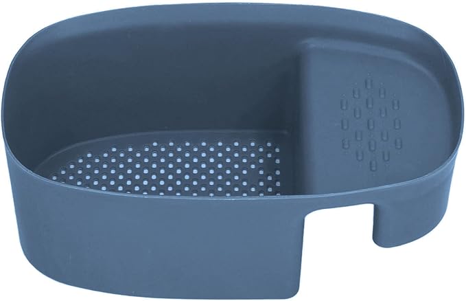aqxreight Sink Drain Basket Household Saddle Shaped Mesh Strainer Kitchen Waste Vegetable Fruits (Blue)