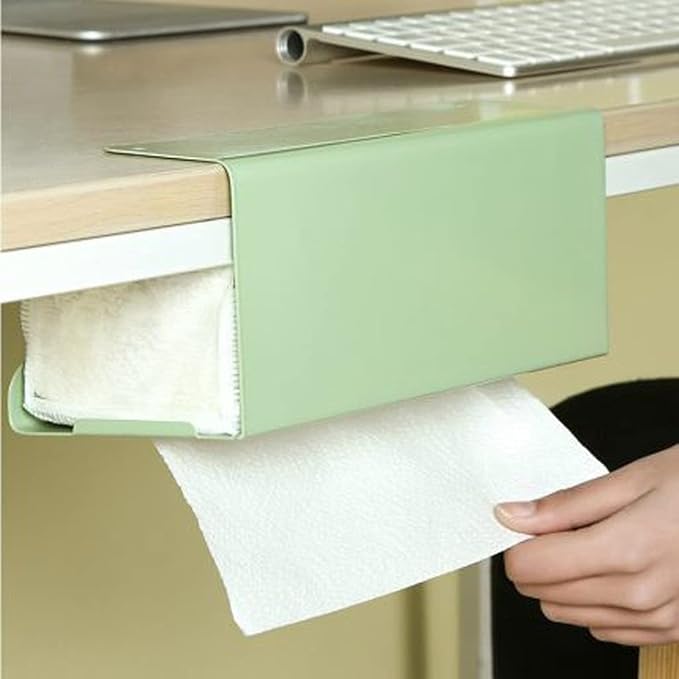 Kitchen Paper Towel Holder Iron Art Paper Towel Rack Kitchen Cabinet Door Creative Rack Tissue Box