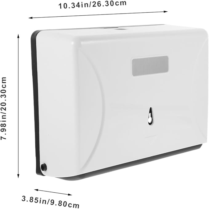 CANIGHT Touchless Wall-Mounted Tissue Dispenser No Drilling Design for Bathrooms Kitchens and Offices Space-Saving and Easy to Use Paper Towel Holder for Home and Commercial Use