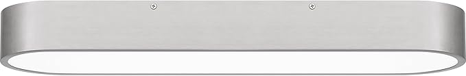 Quoizel Wesley Integrated LED Brushed Nickel Flush Mount Light