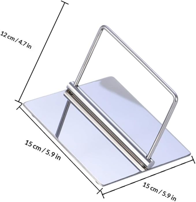 1pc Silver Napkin Holder Rack Modern Tissue Paper Stand for Kitchen Bedroom Restaurant Hotel Decor Paper Towel Holder Stylish Design for Everyday Use