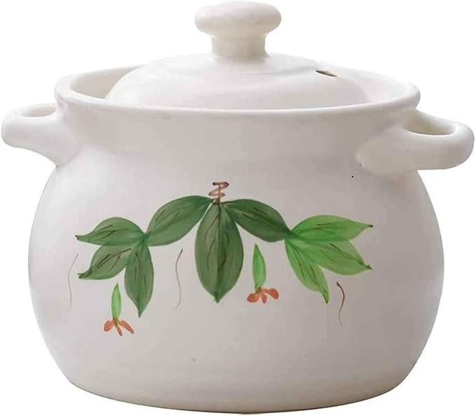 Casserole Cookware Casserole Dish With Lid Clay Pots For Cooking Cooking Pot Fire Fire High Temperature Gas Small Cup Pot Cooker Pot Anti-scalding Full Glaze Cover Home Kitchen