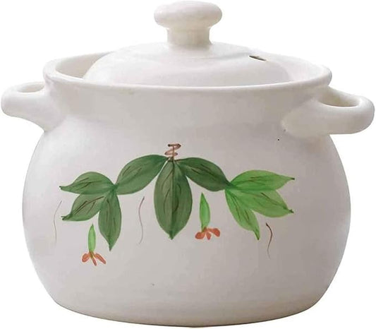 Casserole Cookware Casserole Dish With Lid Clay Pots For Cooking Cooking Pot Fire Fire High Temperature Gas Small Cup Pot Cooker Pot Anti-scalding Full Glaze Cover Home Kitchen