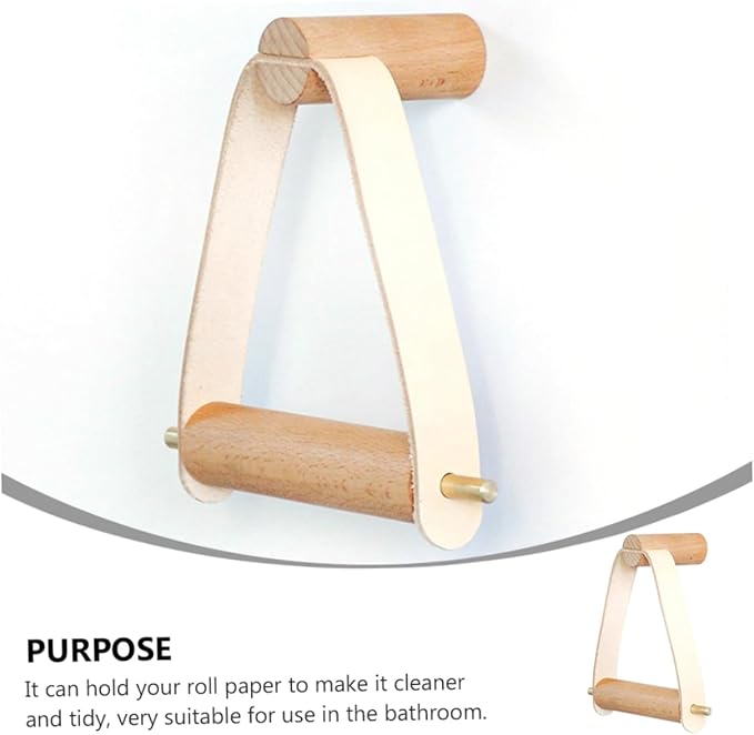 HOMSFOU 2pcs Creative Tissue Holder for Bathroom and Kitchen and Decorative Paper Towel Rack Space-Saving Design Easy Installation and Stylish Home Organizer