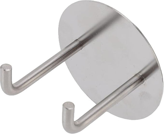 Coffee Portafilter Rack, Stainless Steel Wall Mount Storage with Fence Design for Coffee Handle Keys Bracelets, Adhesive or Screw Installation for Kitchen Bathroom Bedroom