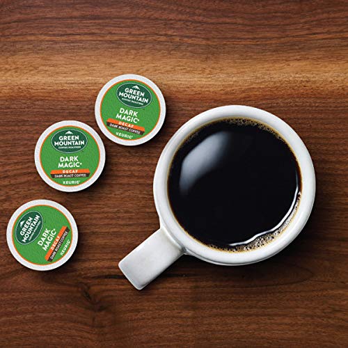 Green Mountain Coffee Dark Magic Decaf Keurig Single-Serve K-Cup pods, Dark Roast Coffee, 72 Count