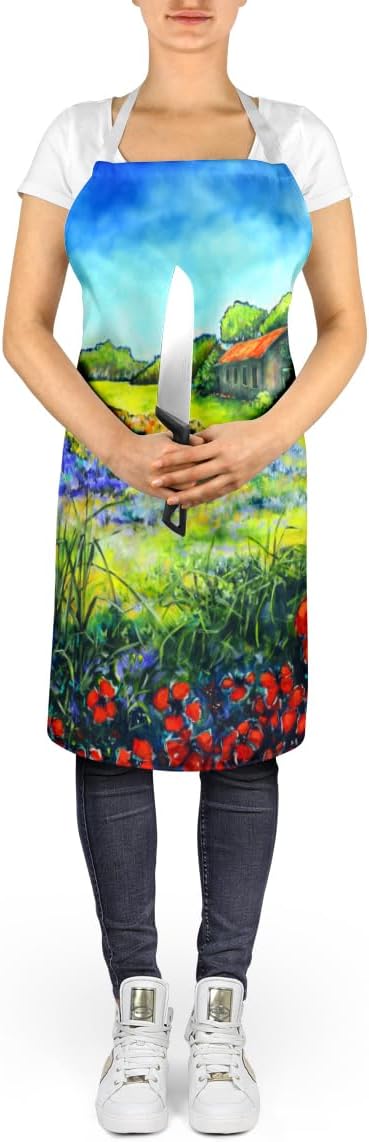 Caroline's Treasures Back Home Apron Cooking Kitchen Server Baking Crafts Gardening for Adult Women Men, Unisex, Large, Multicolor