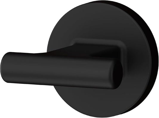 Pfister Capistrano Towel Hook, Bathroom Towel & Robe Hook, Wall-Mounted, Screw-in, Matte Black Finish, BRHCSO0B