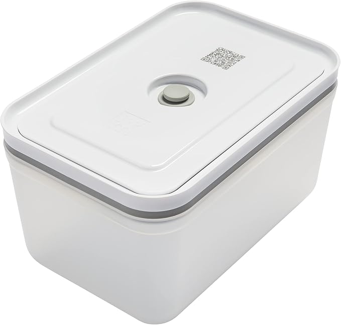 ZWILLING Fresh & Save Plastic Lunch Box, Airtight Food Container, Meal Prep, BPA-Free, Grey, Semitransparent - Large