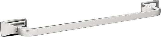 Amerock BH3601326 | Chrome Towel Bar | 18 in (457 mm) Towel Rack | Highland Ridge | Bathroom Towel Holder | Bathroom Hardware | Bath Accessories