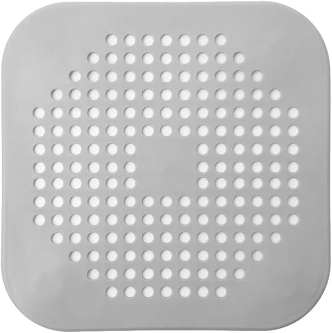 5/1x Hair Catcher Filter Sink Anti-Blocking Strainer Kitchen Bathroom Bathtub Shower Sewer Filters Floor Silicone Stopper Covers(White)