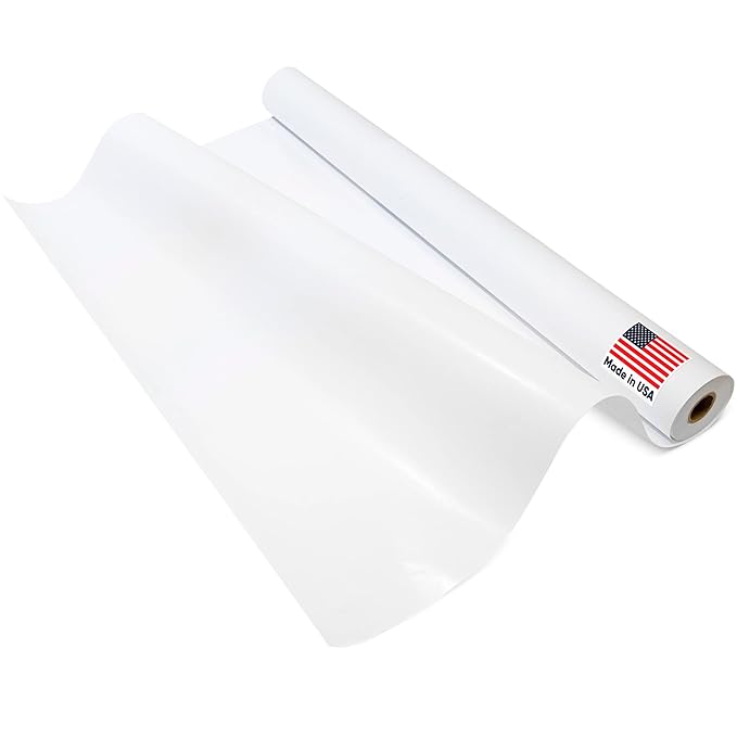 24" x 1200" (100') Made in USA White Freezer Paper Roll – Moisture-Resistant Wrap, Prevents Freezer Burn, Keeps Meat Fresh for up to 1 year – Plastic Coated Paper for Meat, Fish, and Poultry