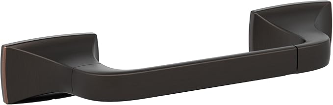 Amerock BH36011ORB | Oil Rubbed Bronze Pivoting Double Post Toilet Paper Holder | 10-5/8 in. (270 mm) Toilet Tissue Holder | Highland Ridge | Bath Tissue Holder | Bathroom Hardware | Bath Accessories