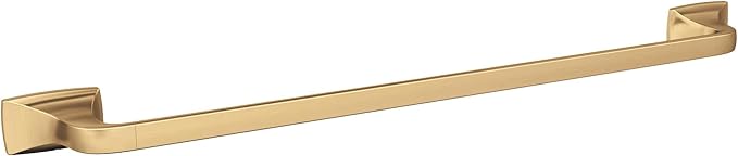 Amerock BH36014CZ | Champagne Bronze Towel Bar | 24 in (610 mm) Towel Rack | Highland Ridge | Bathroom Towel Holder | Bathroom Hardware | Bath Accessories