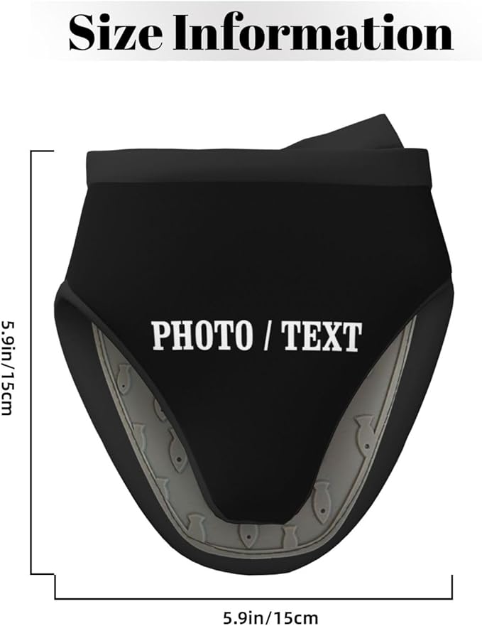 Custom Photo Mini Silicone Oven Mitts Customizable Name Grill Gloves with Hanging Loop, Personalized Logo Little Kitchen Mittens- Set of 2