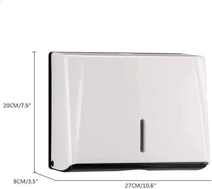 Tissue Dispenser Commercial Paper Towel Dispenser Wall Mounted Towel Dispenser Plastic Paper Towel Holders Kitchen Hand Towel Dispenser Easy to Use