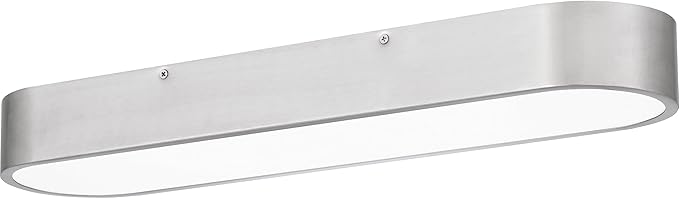 Quoizel Wesley Integrated LED Brushed Nickel Flush Mount Light