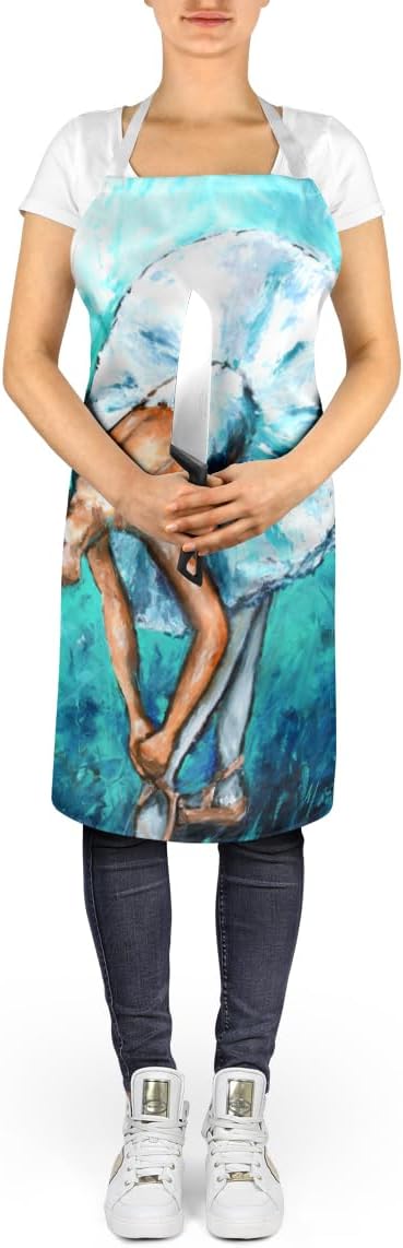 Caroline's Treasures Early Practice Ballet Apron Cooking Kitchen Server Baking Crafts Gardening for Adult Women Men, Unisex, Large, Multicolor