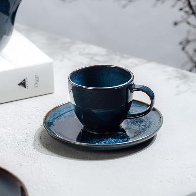 like. by Villeroy & Boch Crafted Denim Espresso Cup Daucer - 4.75 inch