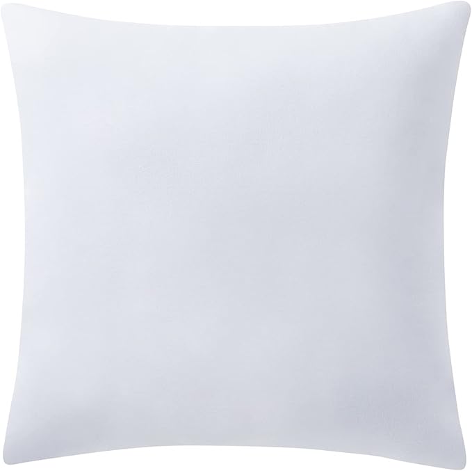 Indigo Ink Off-White Cable Knit Decorative Pillow - 20" x 20" | Square Throw Cushion for Couch, Chair, Bed | Textured Knitted Cover | Cozy Classic Home Decor | Soft Plush Filling | Panther Collection