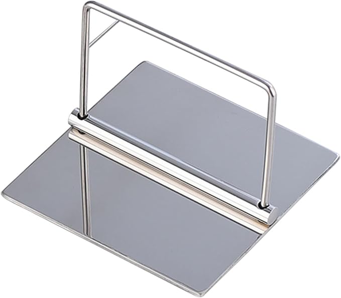 1pc Silver Napkin Holder Rack Modern Tissue Paper Stand for Kitchen Bedroom Restaurant Hotel Decor Paper Towel Holder Stylish Design for Everyday Use