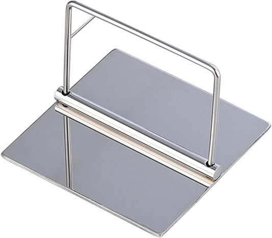 1pc Silver Napkin Holder Rack Modern Tissue Paper Stand for Kitchen Bedroom Restaurant Hotel Decor Paper Towel Holder Stylish Design for Everyday Use