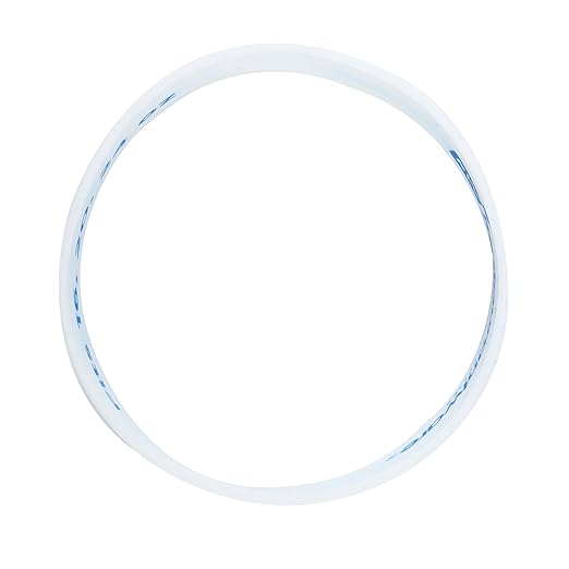 Restaurantware Silicone Squeeze Bottle Band 10 Count 2.75 Inch Dishwasher Safe Condiment Identification Band, Blue Cheese White Non-Slip Label Band for Condiment Labeling at Restaurants, Food Trucks