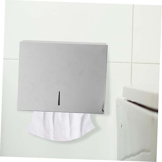 Paper Towel Dispenser Wall Mount Hand Towel Holder for Bathrooms Hospitals and Kitchens Commercial Tissue Box Elegant Design