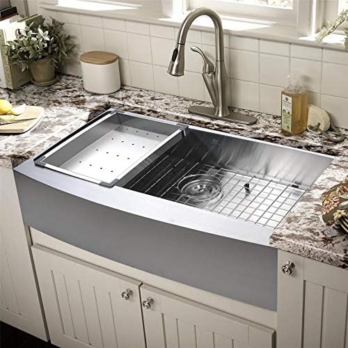 Starstar 18.875" Stainless Steel Colander For Kitchen Sink