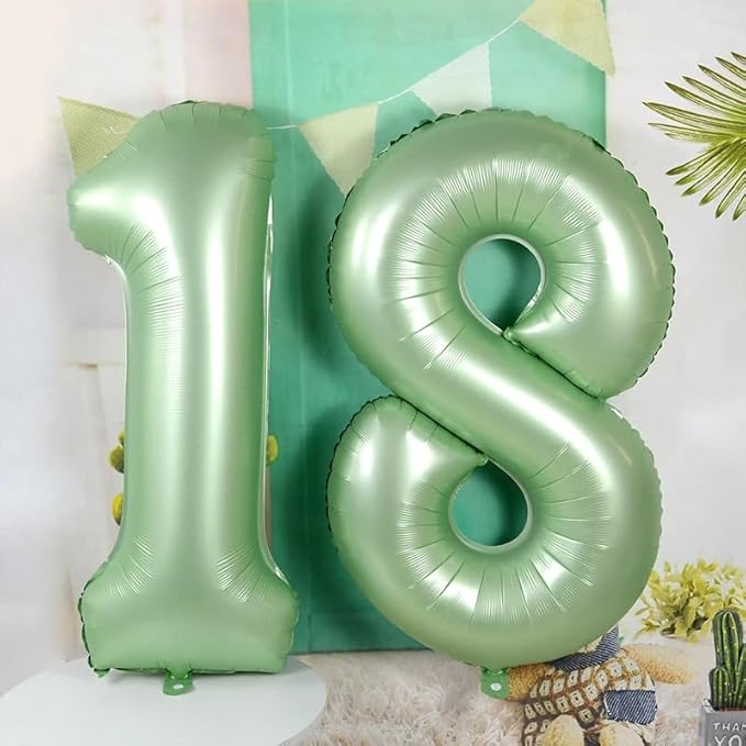 Number 0 Balloons 40 Inch Olive Green Number Balloons for 10 20 30 40 50 60 70 80 90 100 Numbers Balloon Birthday Decorations Wedding Event Baby Shower