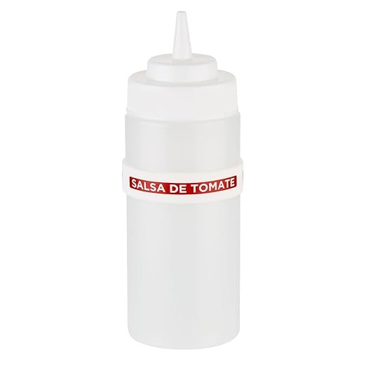 Restaurantware Silicone Squeeze Bottle Band 10 Count 2.75 Inch Dishwasher Safe Condiment Identification Band, Ketchup White Non-Slip Label Band for Condiment Labeling at Restaurants, Food Trucks