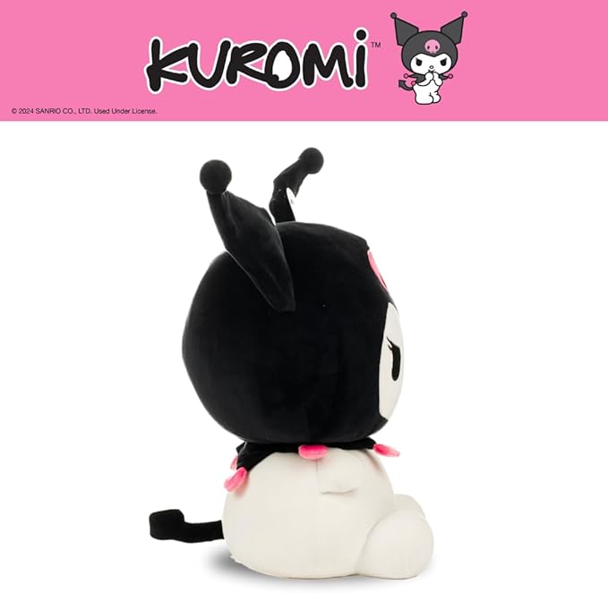 Franco Calm Kuromi Bedding Super Soft Plush Calming 3Lb Weighted Cuddle Pillow Buddy, Comfort Pillow, (Officially Licensed Product)