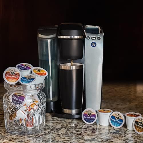 Roast Ridge Single Serve Coffee Pods for Keurig K-Cup Brewers, Variety Pack, Medium Roast, 100 Count (20 each: Blueberry Cobbler, Chocolate Hazelnut, Salted Caramel, Cinnamon Swirl, Chocolate Mocha)