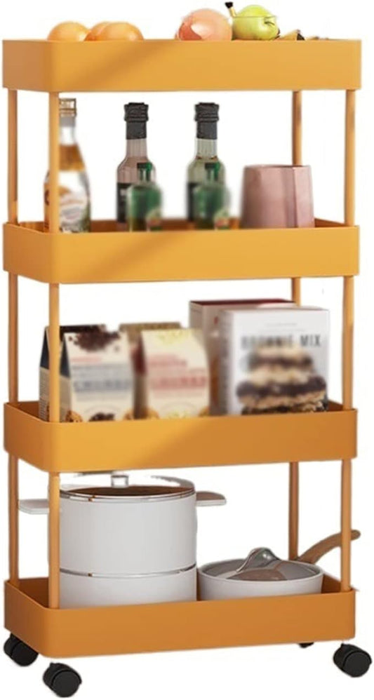 Kitchen Storage Rack Kitchen Rack Floor-to-Ceiling Multi-Layer Removable Crevice Storage Rack Supplies Home Space-Saving Storage Shelves (Color : A-40.5x13.5x87cm) (A 40.5x22.5x87cm)