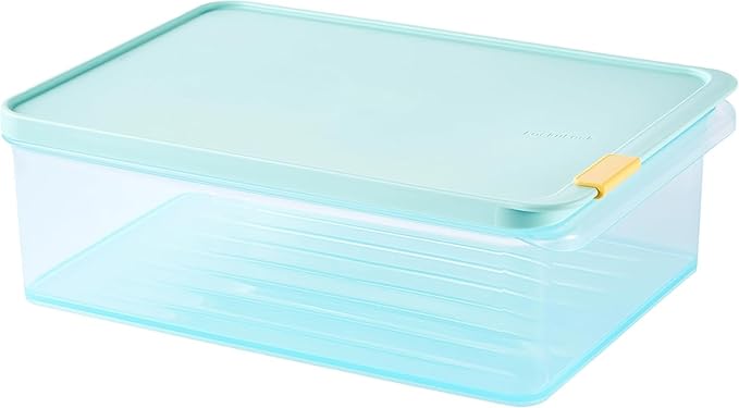 LocknLock Freezer Fit Plastic Freezer Containers | Airtight Stackable Food Storage for Meal Prep | Microwave & Dishwasher Safe | BPA Free Freezer Container with Lid, 3.5L