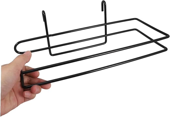 Zerodeko Wire Shelf Hanging Paper Towel Holder Industrial Towel Rack for Kitchen Rv Dorm Laundry Room Easy Install