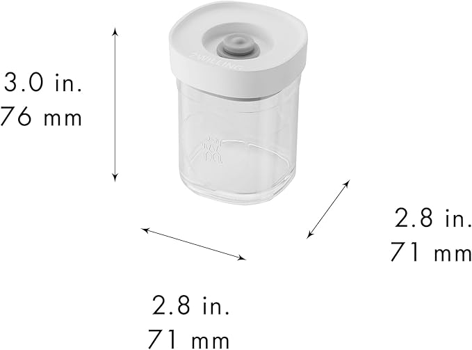 ZWILLING Fresh & Save Cube 3-pc Spice Set, Plastic, Airtight Dry Food Storage Container