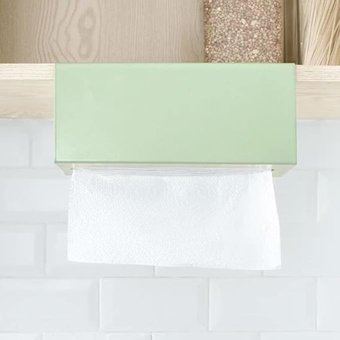 Kitchen Paper Towel Holder Iron Art Paper Towel Rack Kitchen Cabinet Door Creative Rack Tissue Box